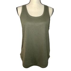 Gaiam Olive Green Sleeveless Active Wear Tank Top Size M